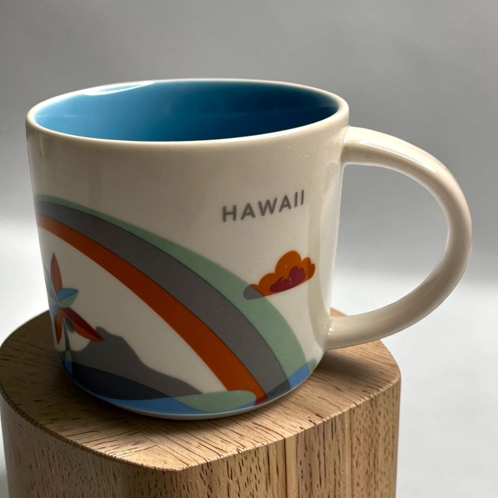 Starbucks Hawaii Aloha State You are Here Series Coffee Tea Mug Cup  14oz 2015